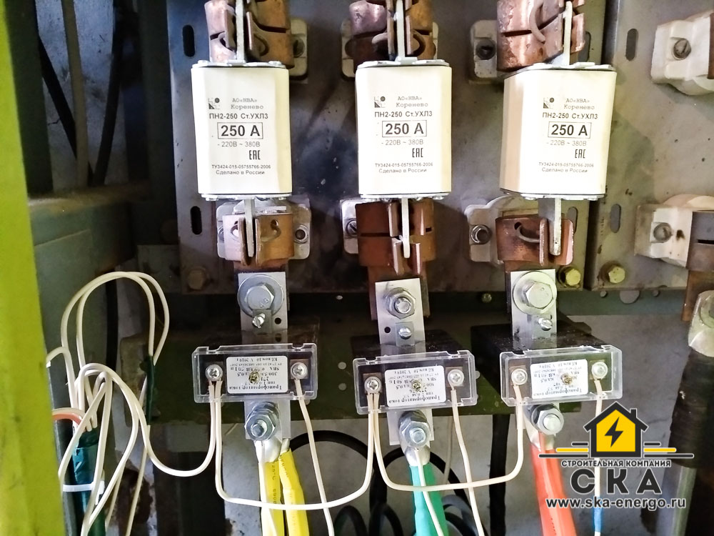 Шкаф учёта с трансформаторами тока 150 кВт